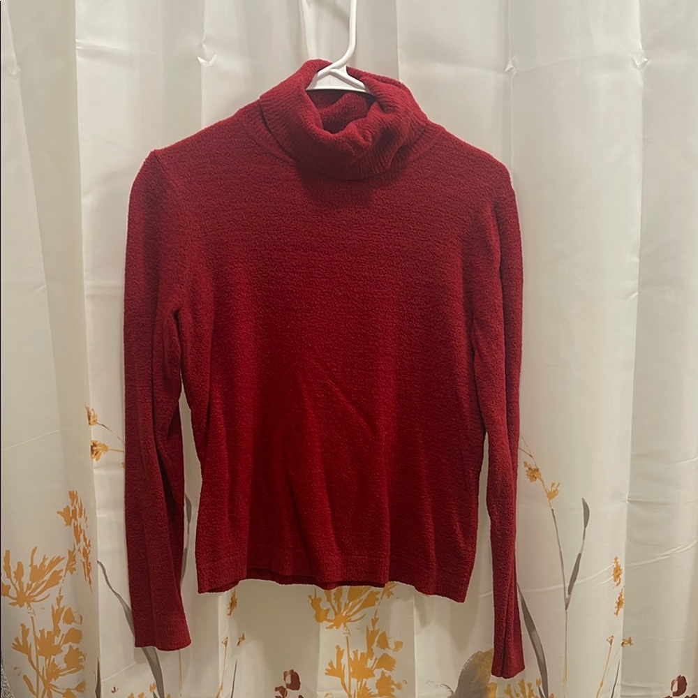 Red Turtleneck Sweater